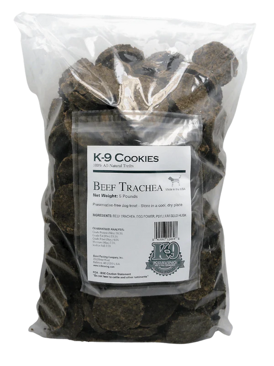 Beef Trachea K-9 Cookies - 5 lbs