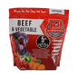 5 lb Bag - 20 Sliced Patties K-9 Kraving Beef & Vegetable Formula Raw Dog Food