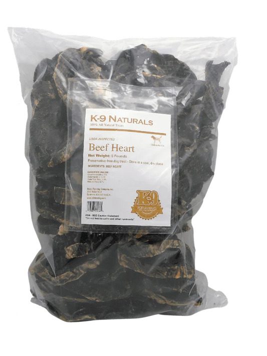 Beef Heart Chips - 5 lb Bag