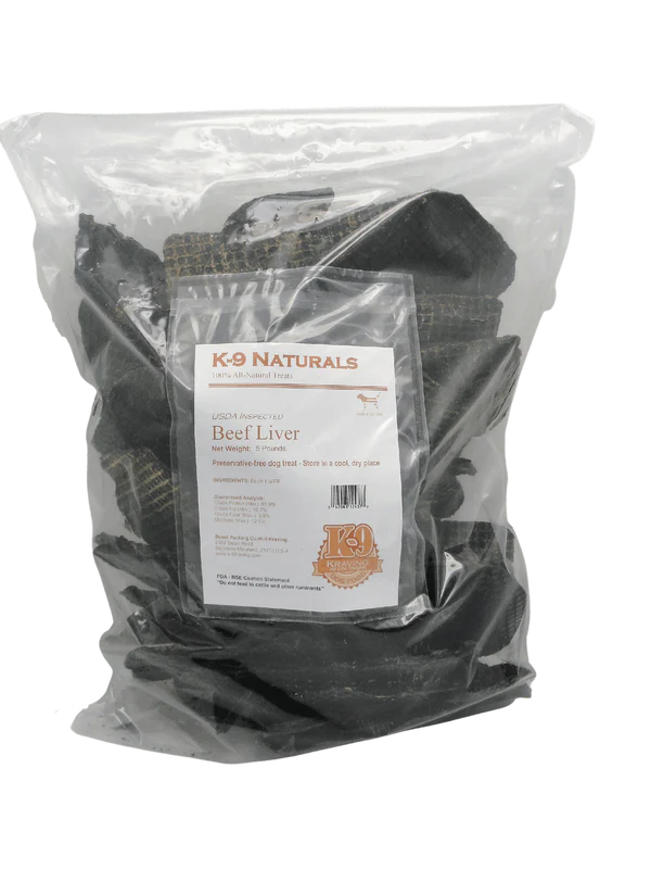 Beef Liver Chips - 5 lb Bag