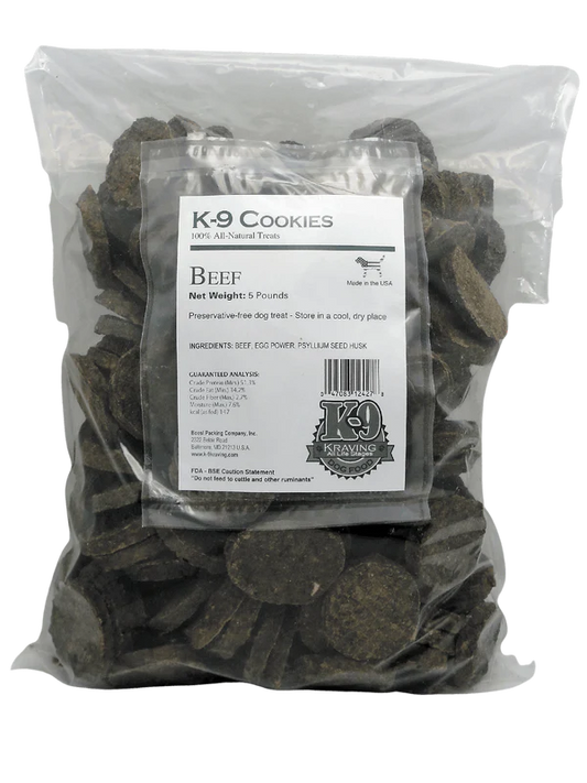 Beef K-9 Cookies - 5 lbs